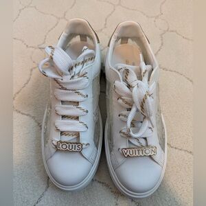 Louis Vuitton Transparent White Monogram Sneakers EU 39 – New, Never Worn